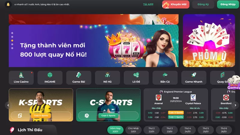 Nhà cái UK88 uy tín thu hút đông game thủ