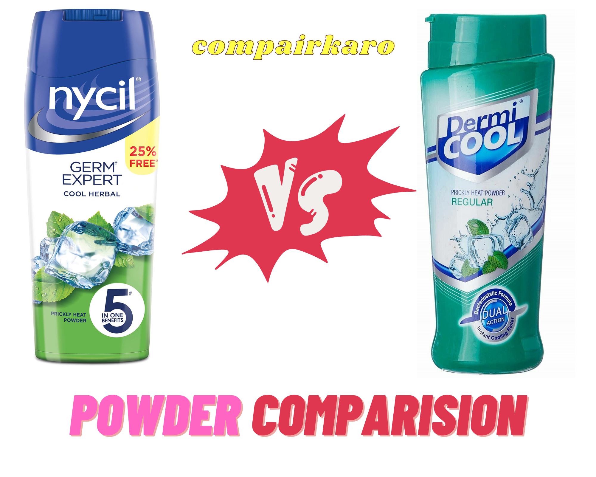 Nycil Vs Dermi COOL Which Is The Best Powder In Summer